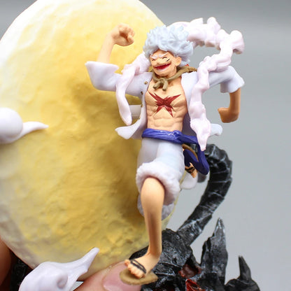 Figurine Led Luffy Gear 5   14CM