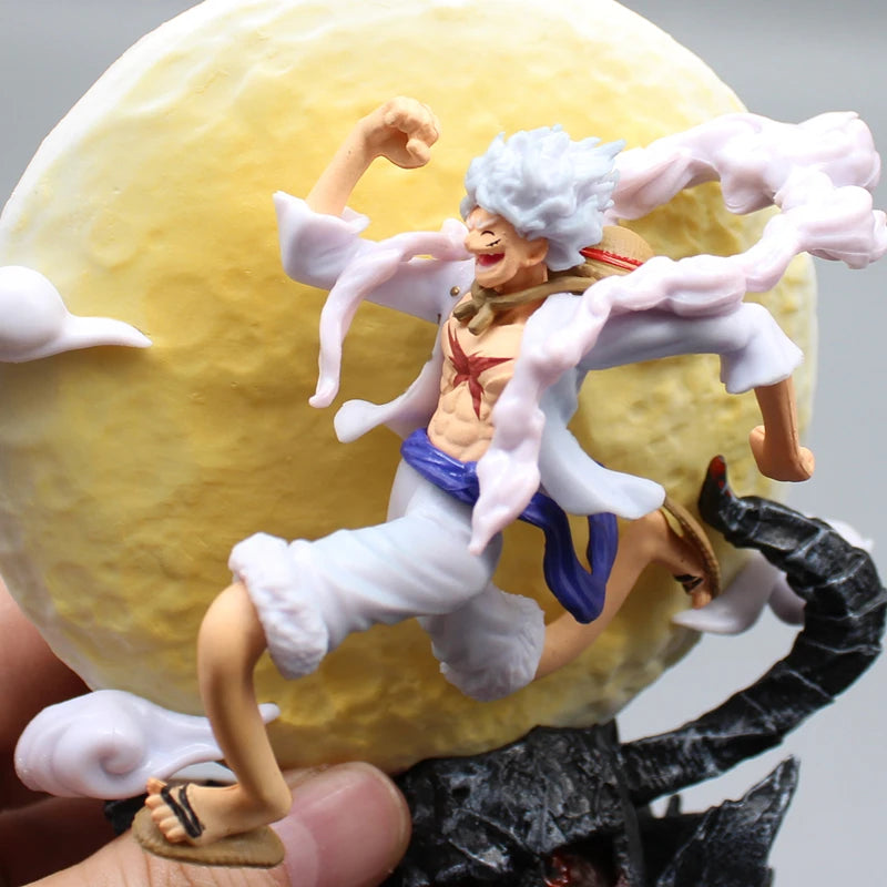 Figurine Led Luffy Gear 5   14CM