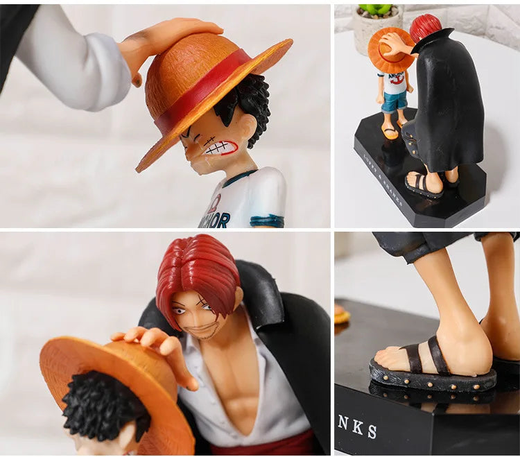 Figurine One Peace Shanks et luffy 18CM